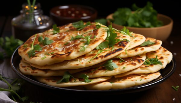 Cheese Garlic Naan